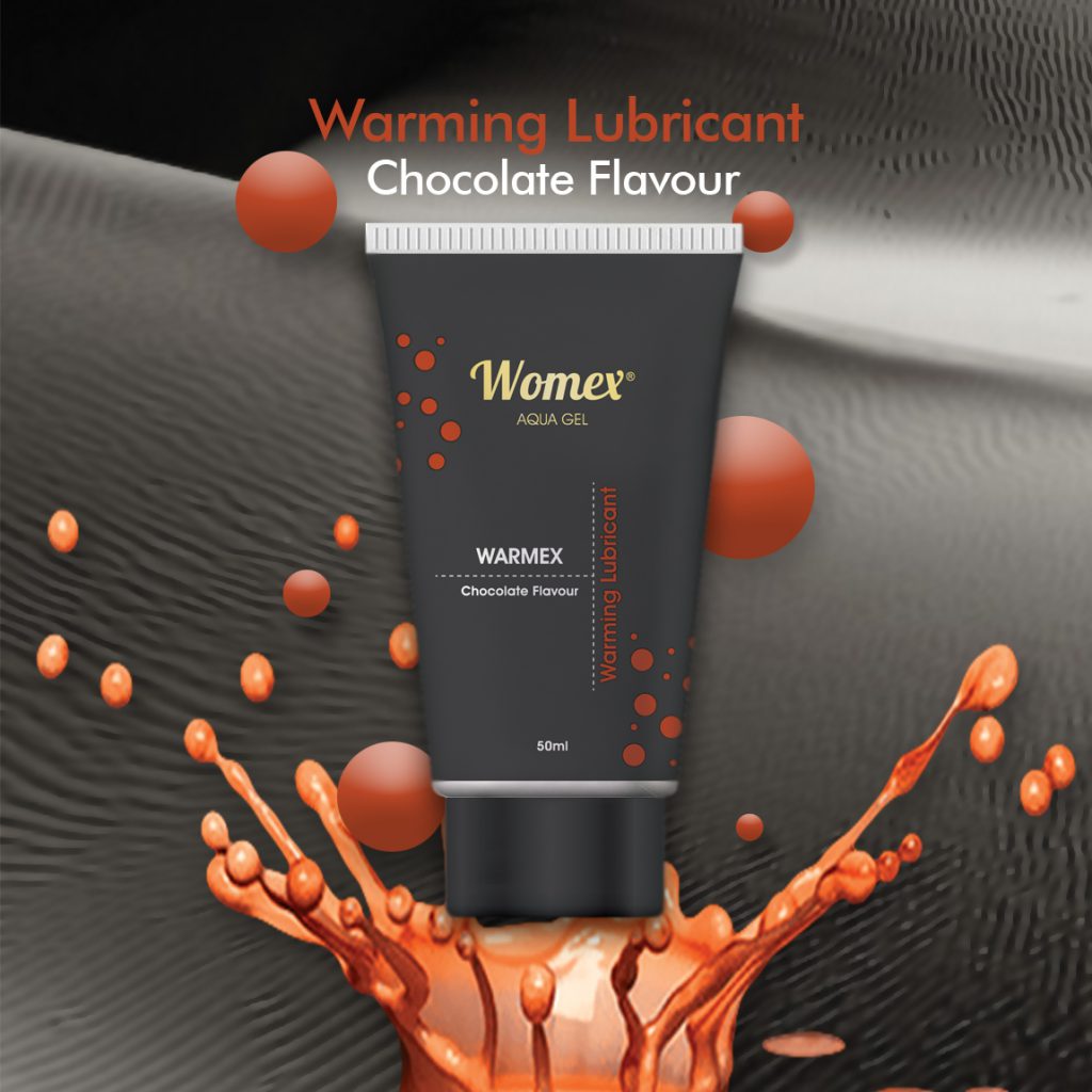 the womex chocolate lubricant gel tube designed by arash bahmani