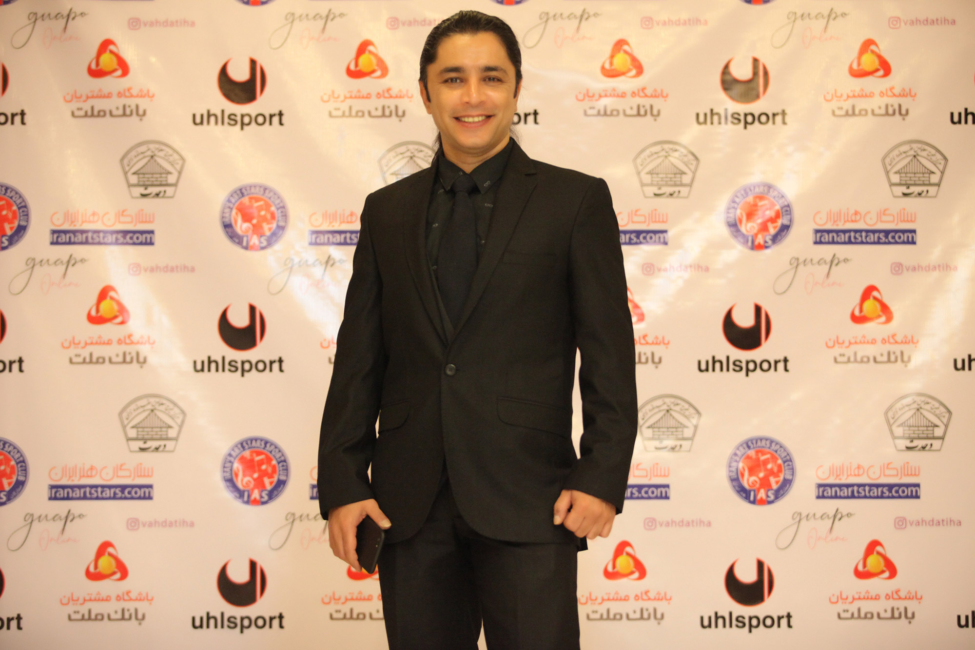 Arash Bahmani at the red carpet ceremony of charitable organizations
