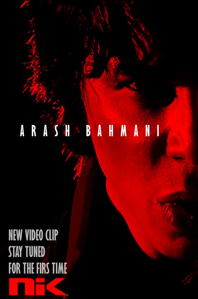 arash bahmani new song poster design