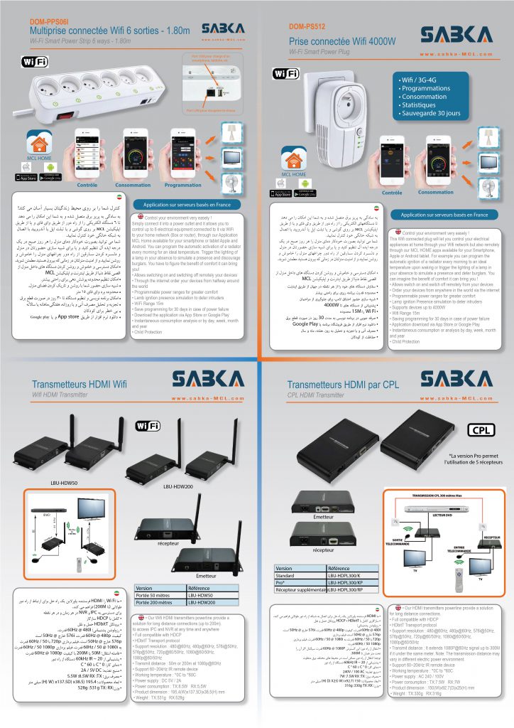 the SABKA security camera company catalogue designed by arash bahmani